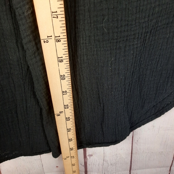 Allison Joy Black Split Side Casual Pants - Picture 12 of 12
